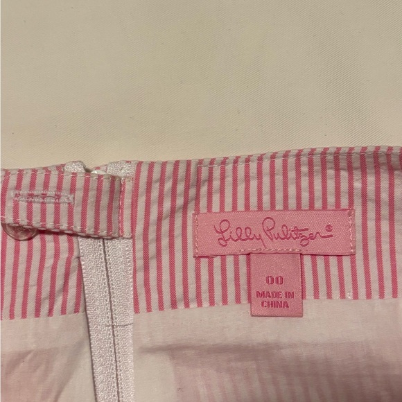 Lilly Pulitzer Pink Ribbed Mini Pencil Skirt - Picture 2 of 3